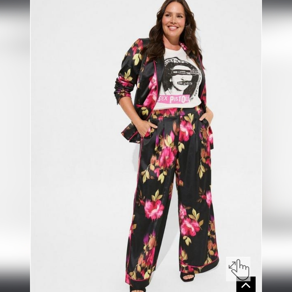 Brand New Torrid Wide Leg Satin High Rise Pant